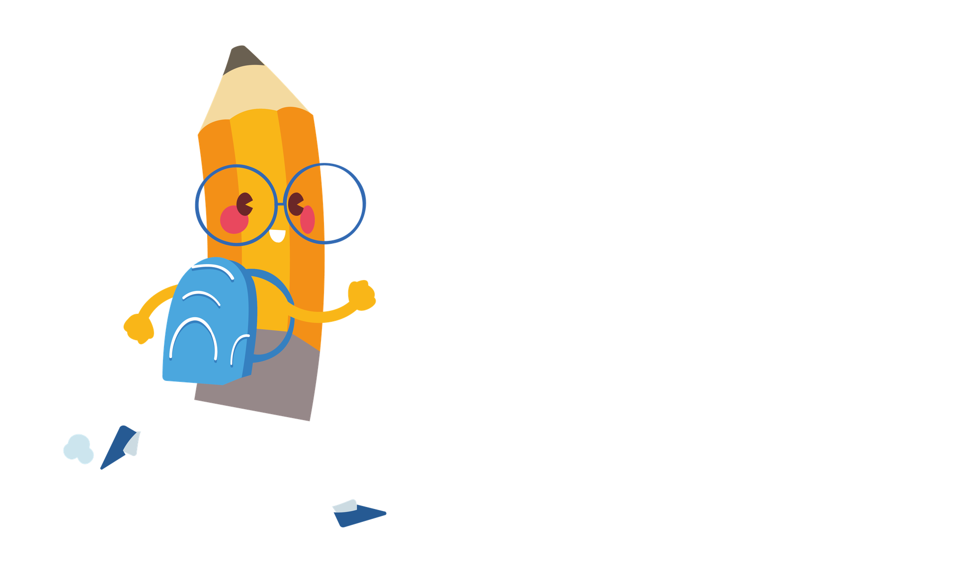 Pencil friend runs back to school